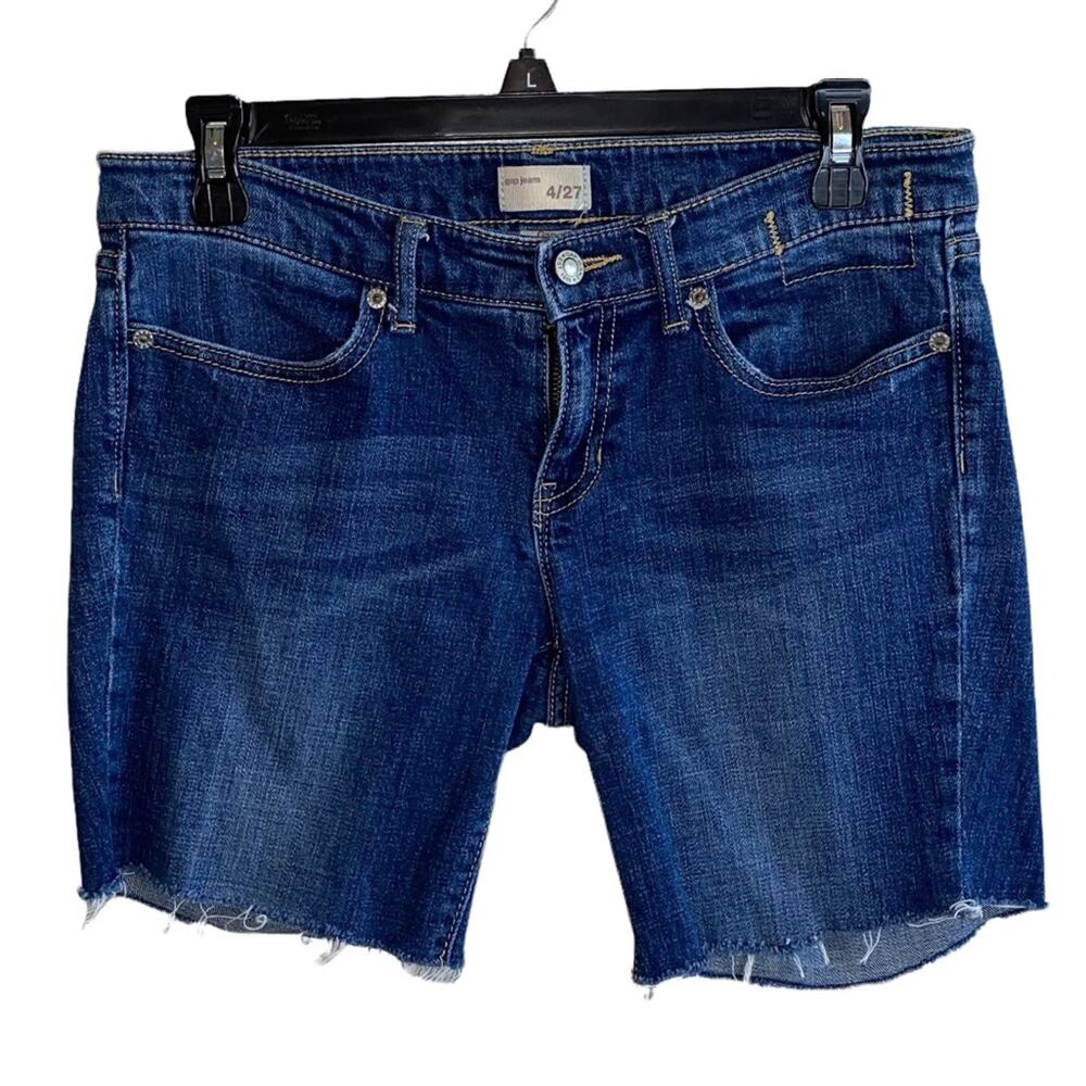 Gap Factory Denim‎ Cutoff Shorts Women's 4 / 27 Frayed Hem Blue Jean Shorts